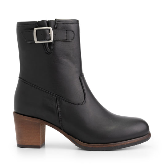 Poppy Leather Black R