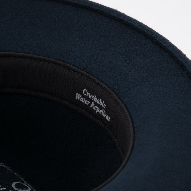 Wood Felt Hat Navy ACC3