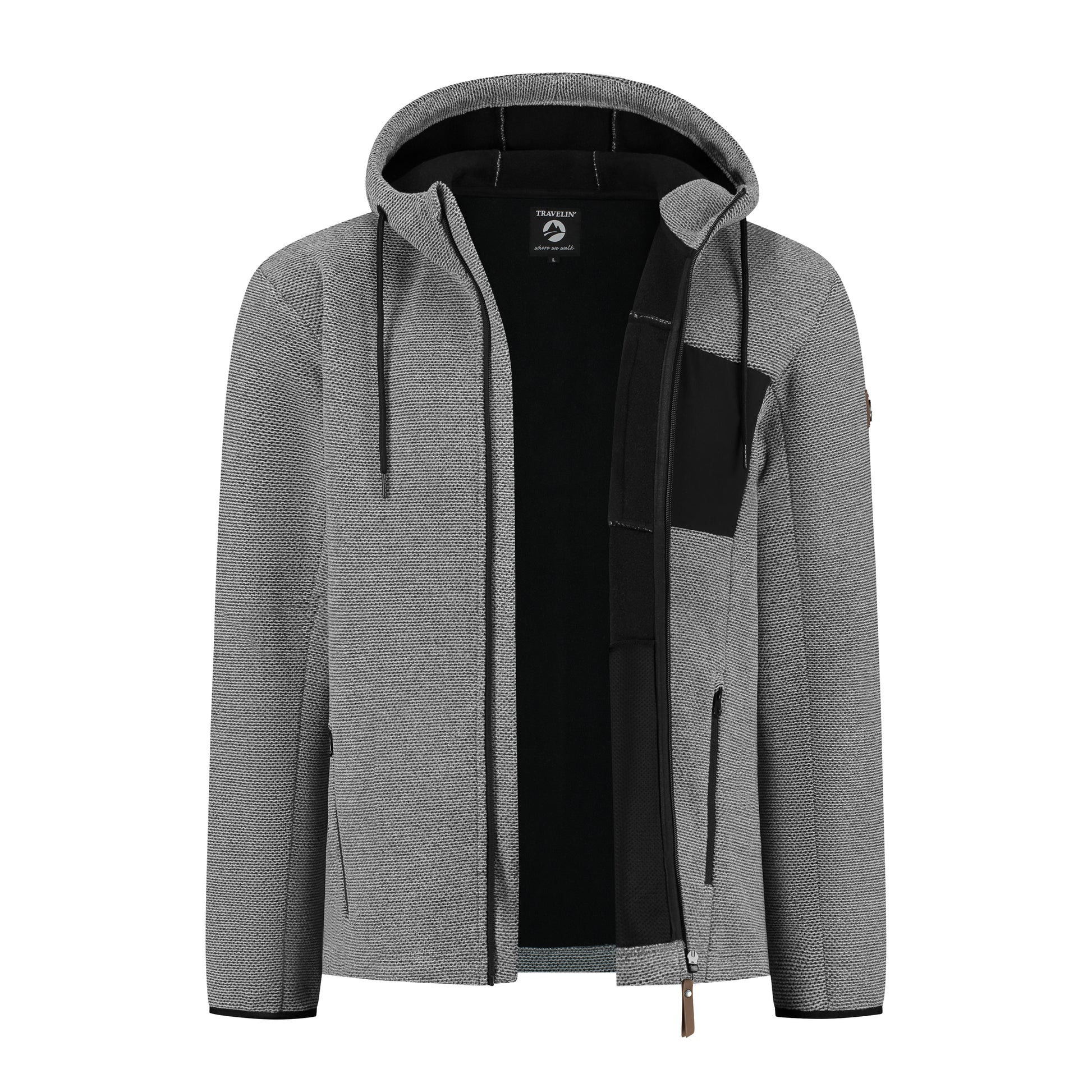 Lasse Cardigan Men Dark grey CVO