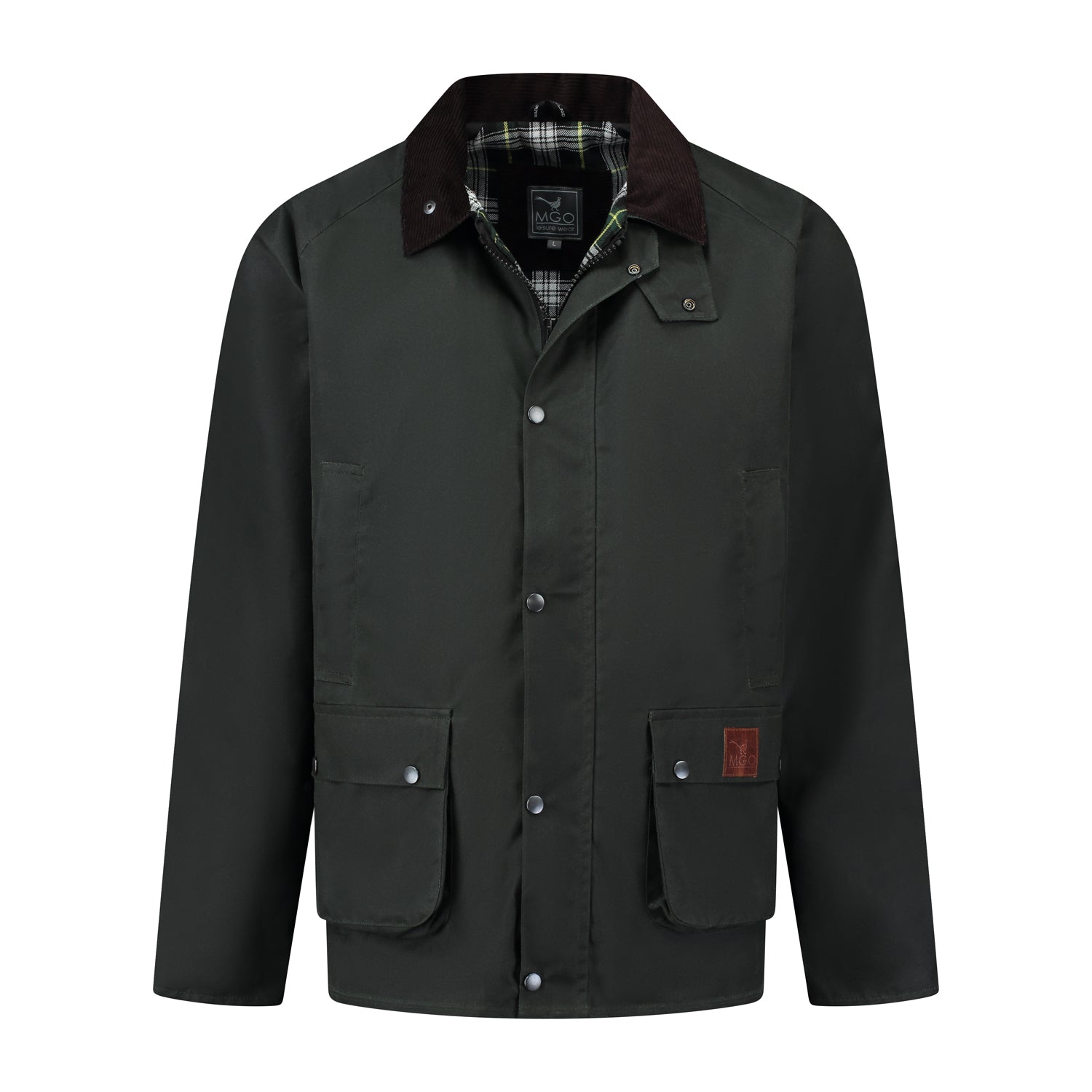 Boris Wax Jacket Olive F