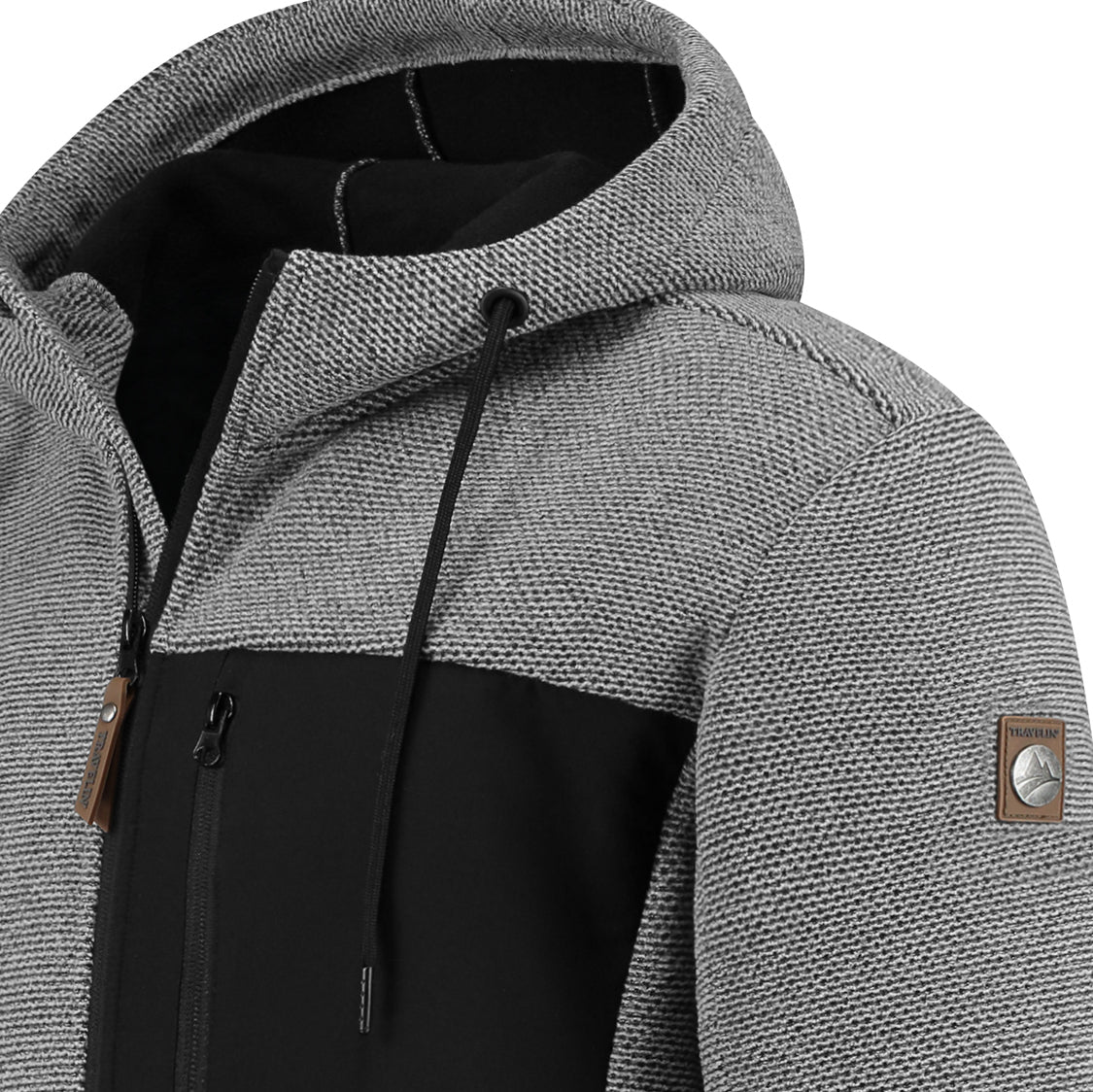 Lasse Cardigan Men Dark grey DCB