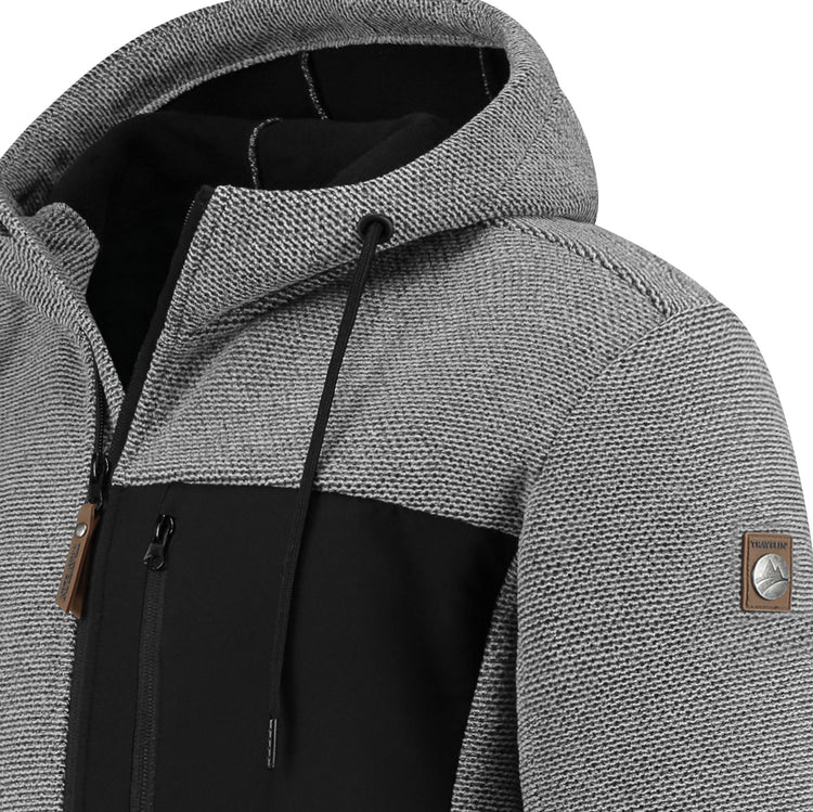 Lasse Cardigan Men Dark grey DCB