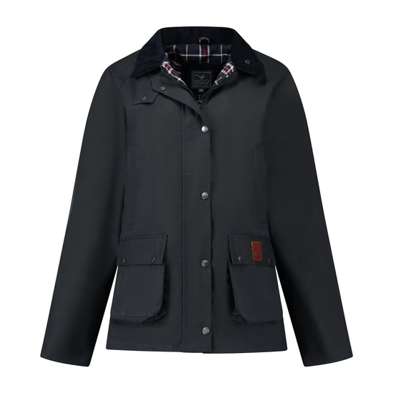 Carrie Wax Jacket Navy F