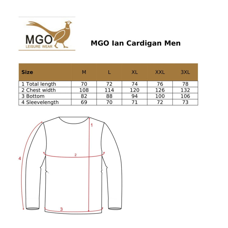 Ian Cardigan Men Sand SC