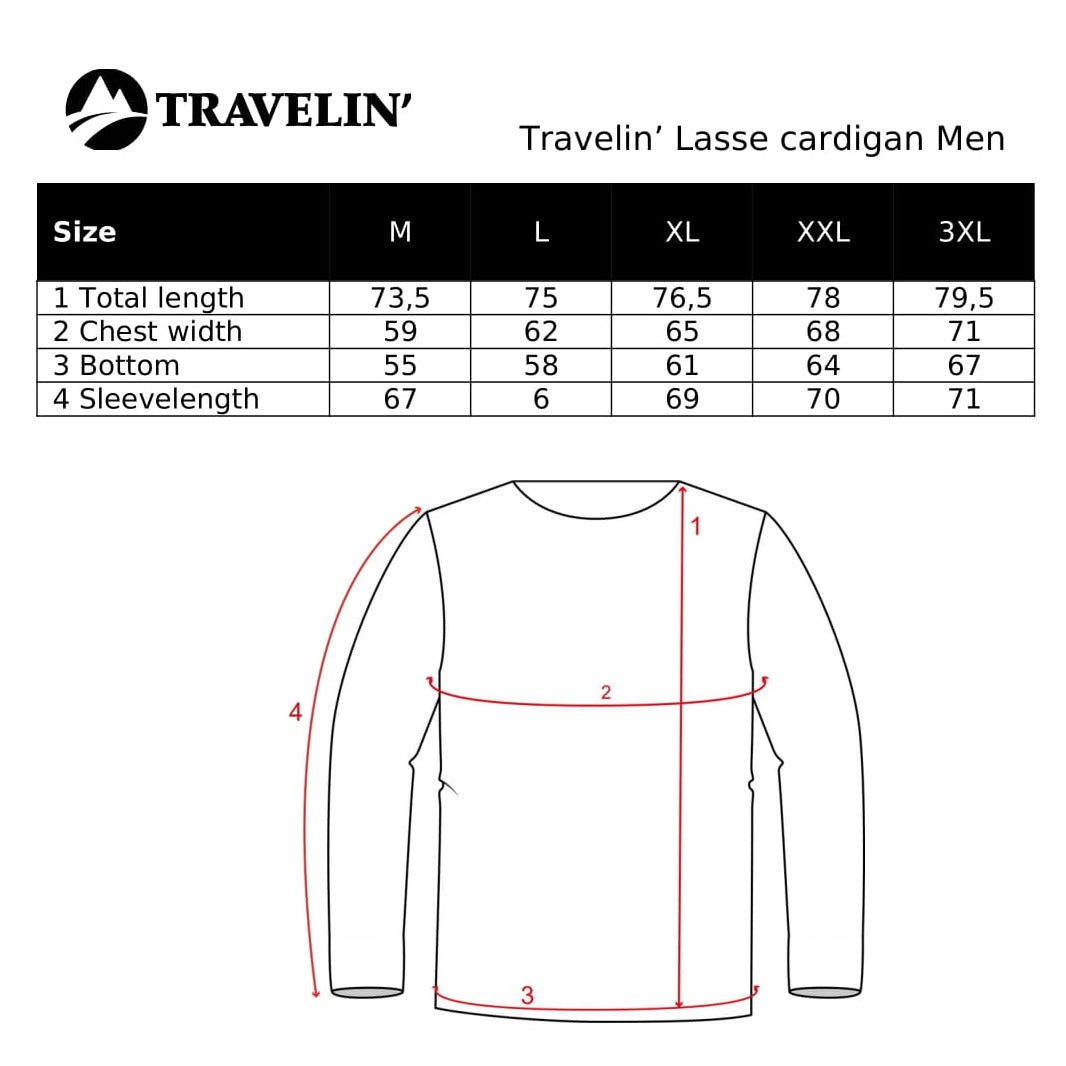 Lasse Cardigan Men Dark grey SC