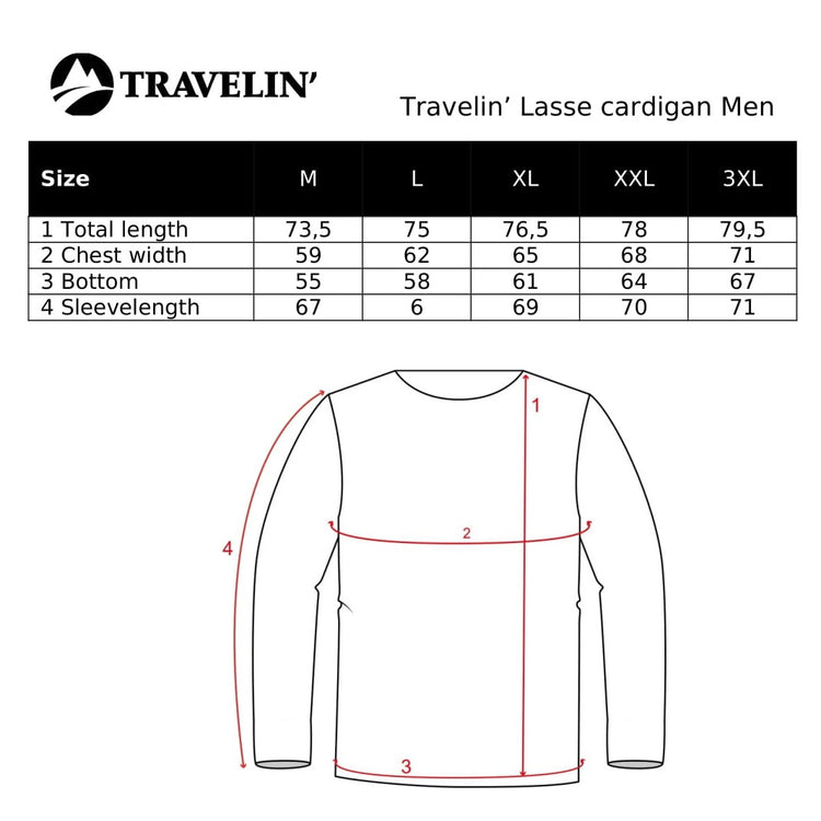 Lasse Cardigan Men Dark grey SC