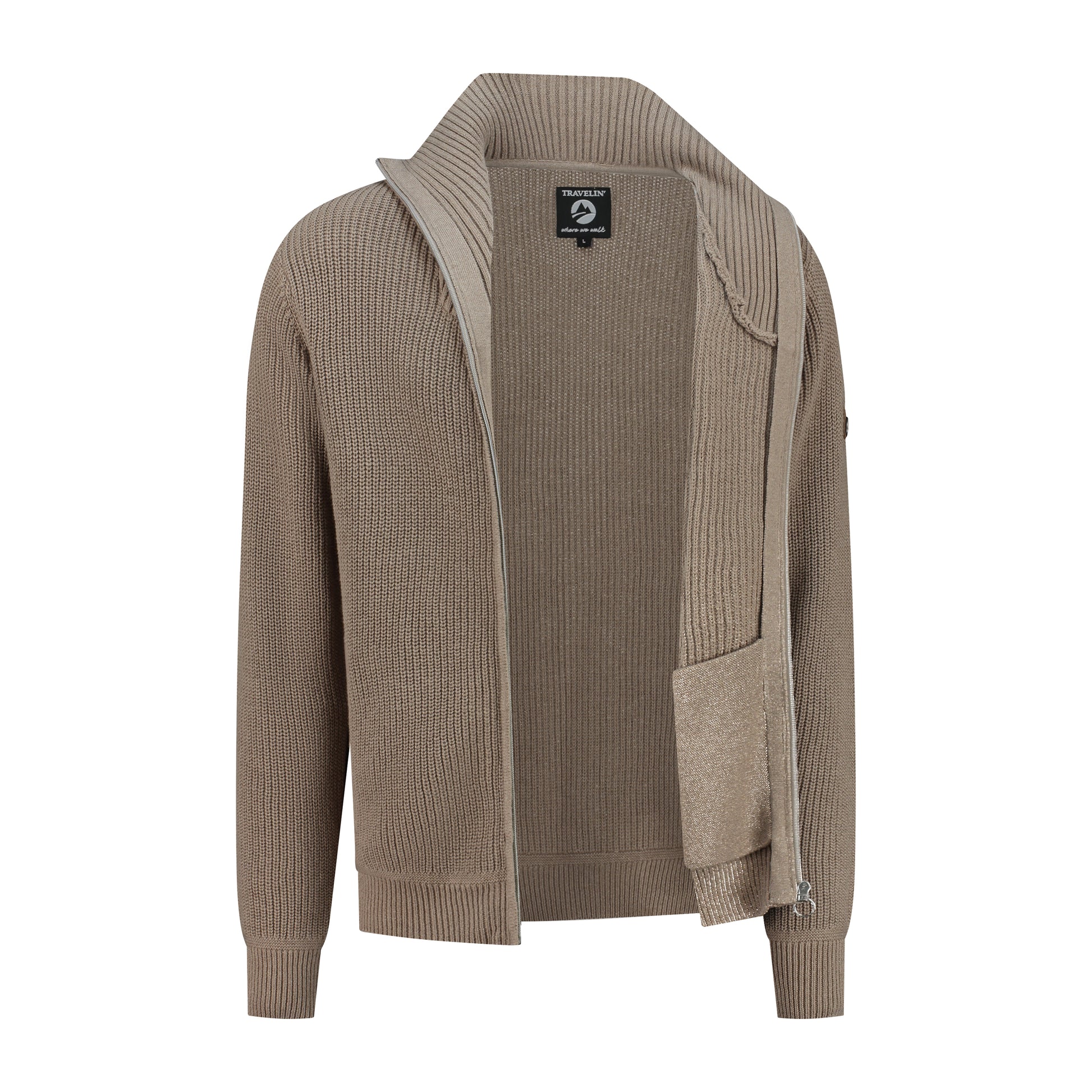 Cardigan Snowdon Men Sand CVO