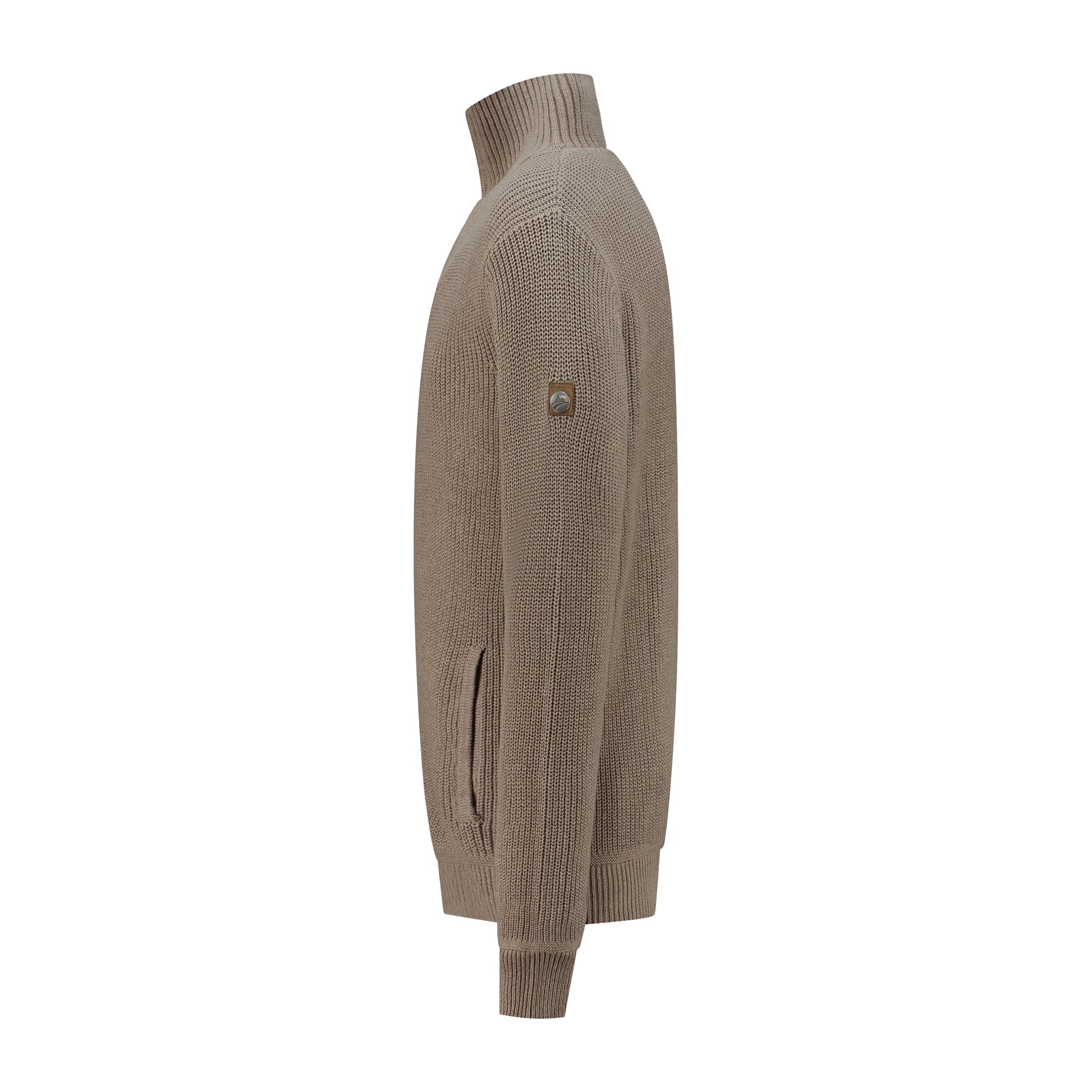 Cardigan Snowdon Men Sand L