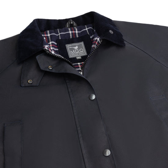 Carrie Wax Jacket Navy DCB
