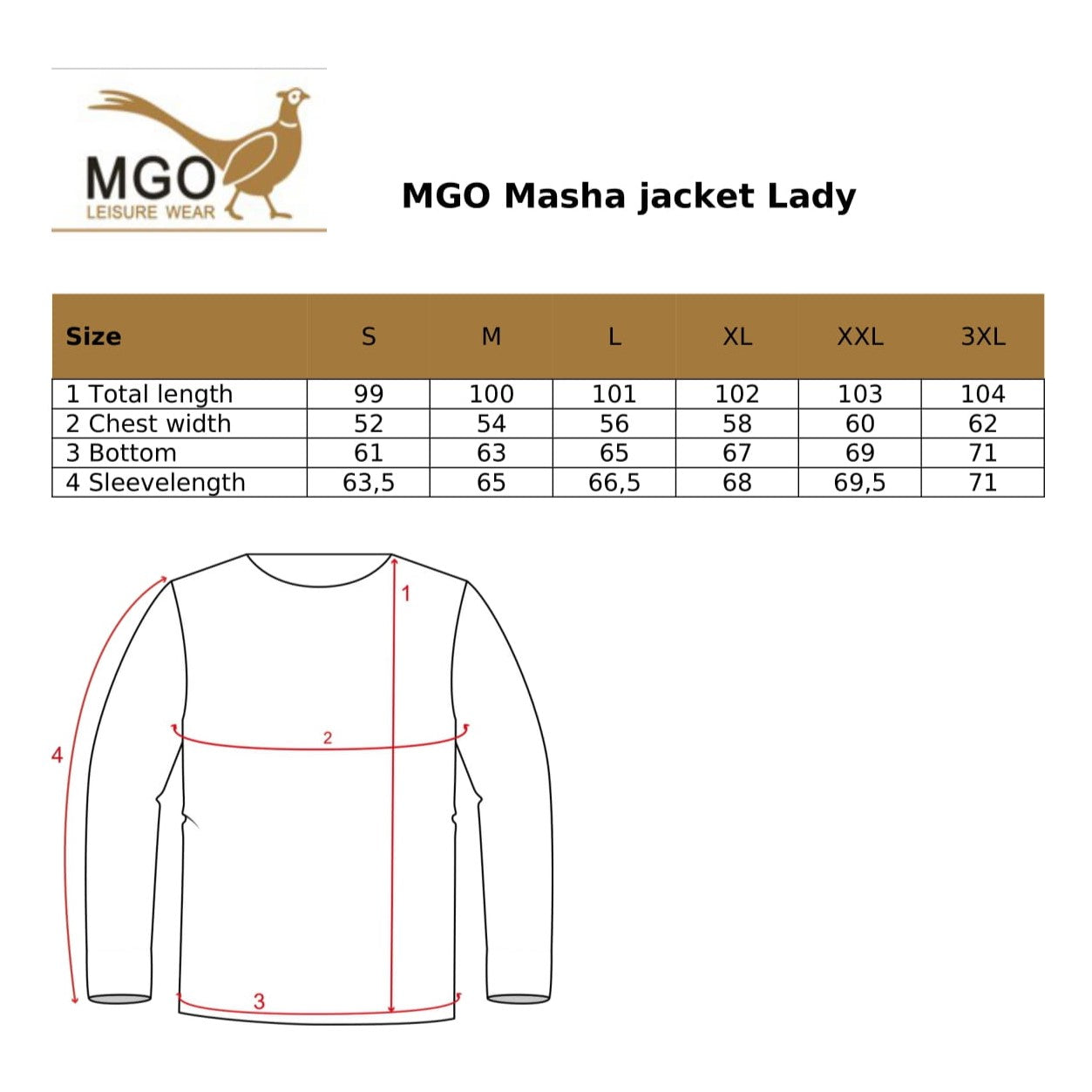 Masha Jacket Lady Red SC