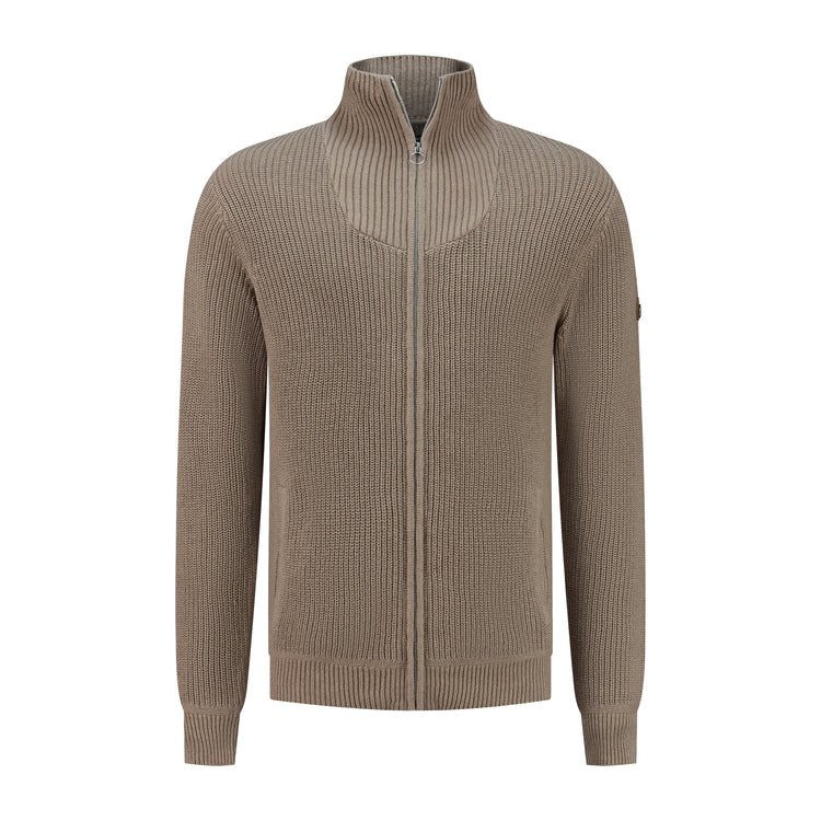 Cardigan Snowdon Men Sand F