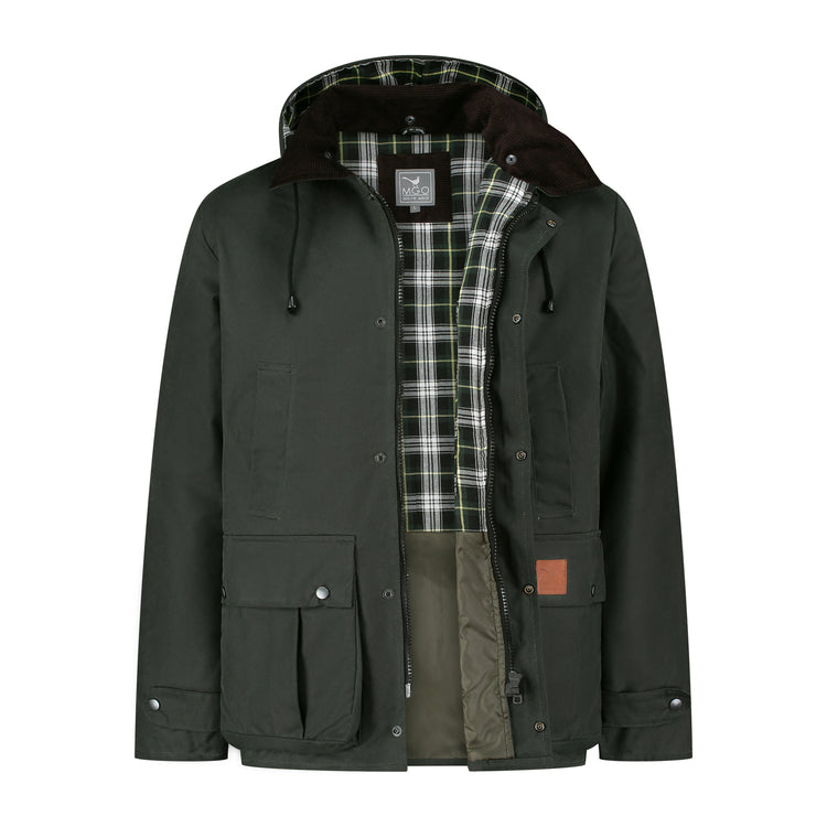 Brandon Wax Jacket Olive CVO