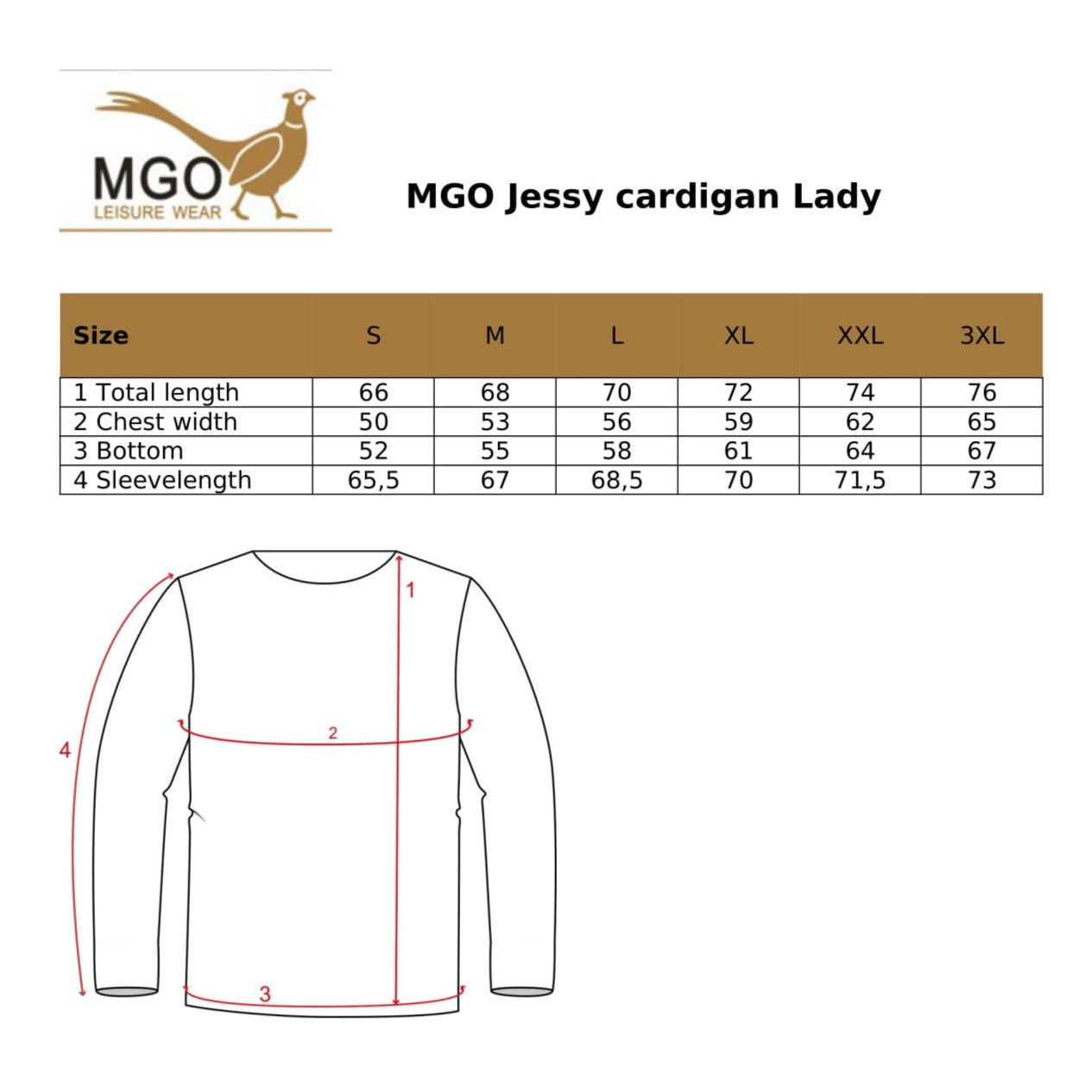 Jessy Cardigan Lady Brown SC