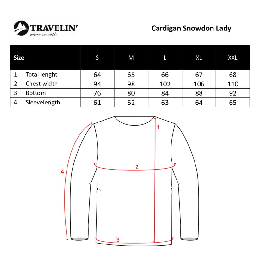 Cardigan Snowdon Lady Off white SC