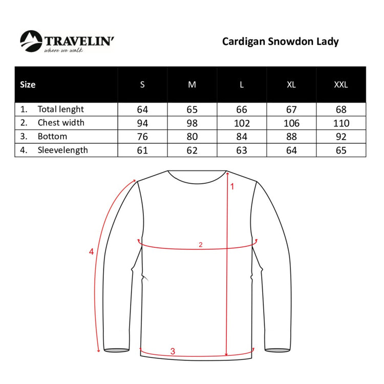 Cardigan Snowdon Lady Off white SC
