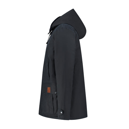 Brandon Wax Jacket Navy L