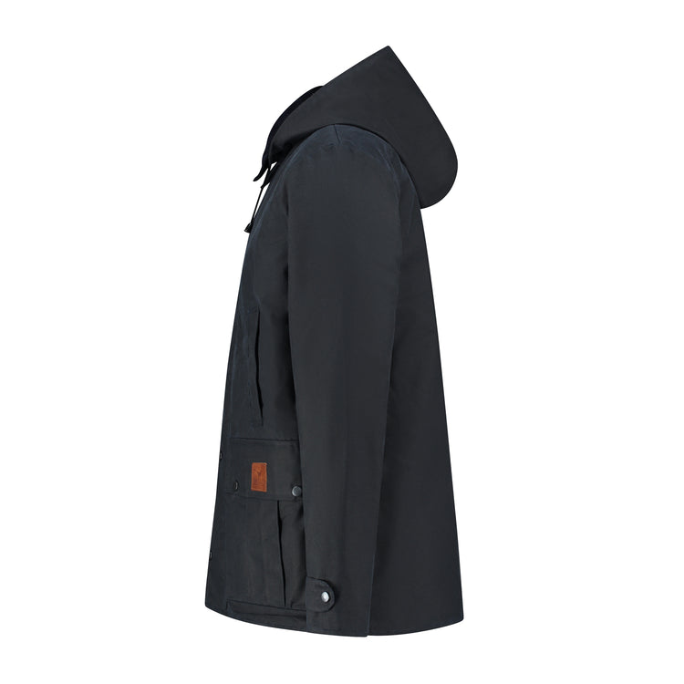 Brandon Wax Jacket Navy L