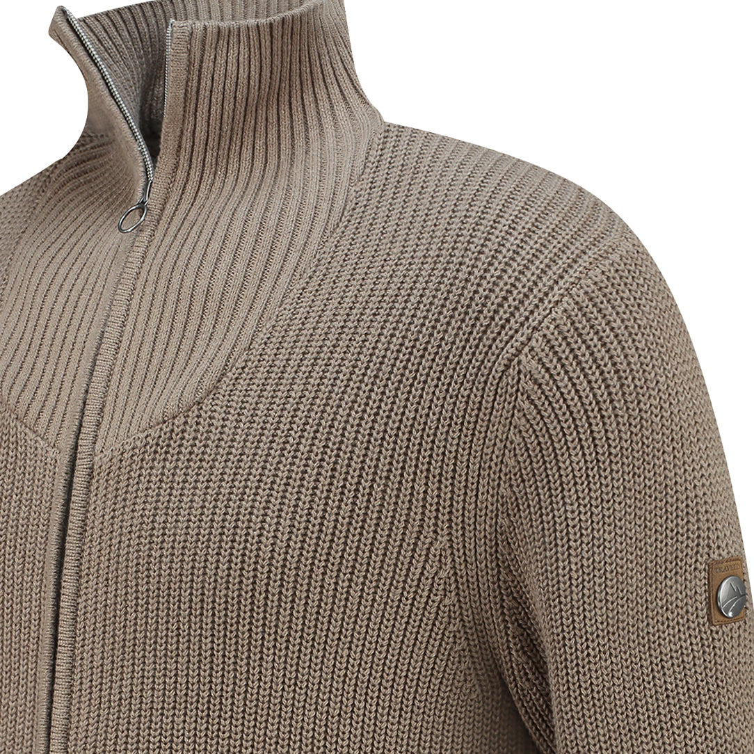 Cardigan Snowdon Men Sand DCB