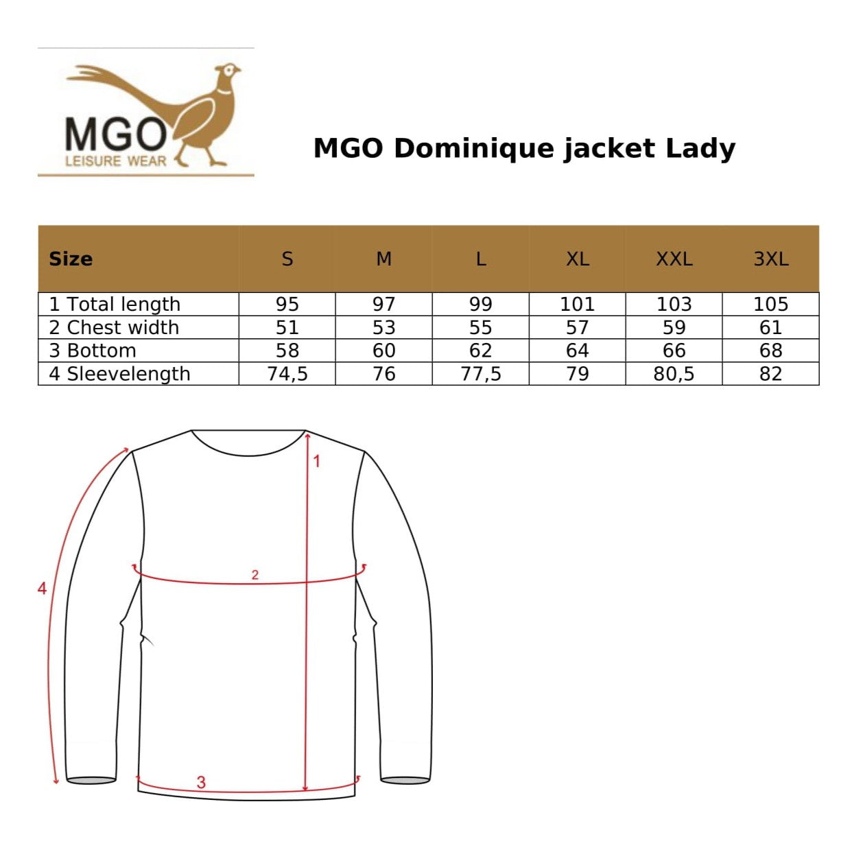 Dominique Jacket Lady Brown SC