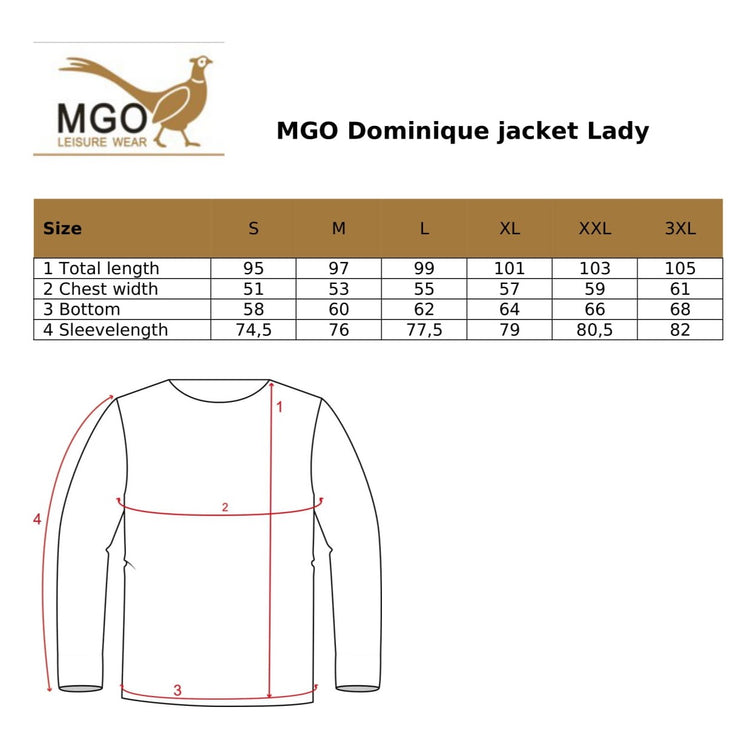 Dominique Jacket Lady Brown SC