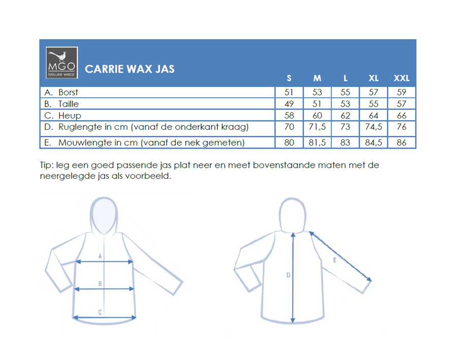 Carrie Wax Jacket Navy SC