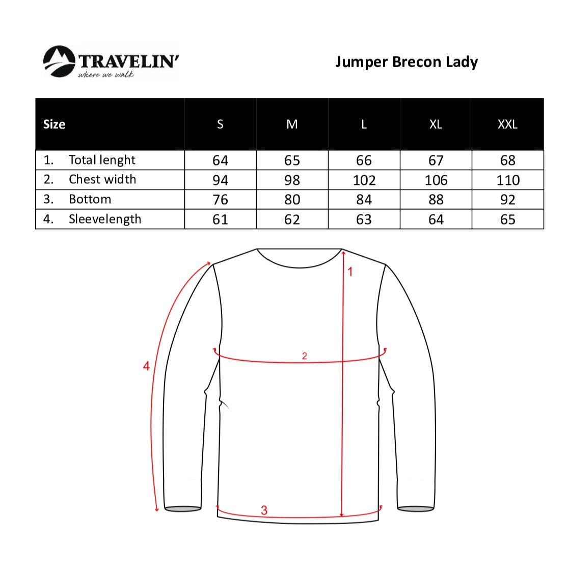 Jumper Brecon Lady Off white SC